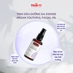 Thumbnail Tinh Dầu Dưỡng Da Swisse SC Argan Youthful Facial Oil - Lọ Dưỡng Ẩm Da Mặt Giúp Làm Chậm Quá Trình Lão Hóa 50ml 268 1