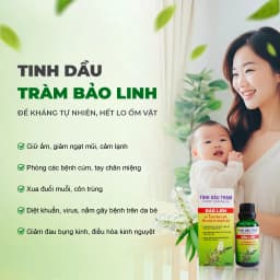 Thumbnail Tinh dầu tràm cho bé nguyên chất dung tích 10ml & 30ml - Tràm Bảo Linh tắm cho bé, giữ ấm, phòng cảm 3