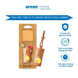 Thumbnail Tinh dầu treo ô tô Areon Gold Amber - Hương gỗ hổ phách 1