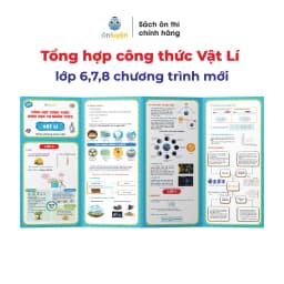 Thumbnail Tờ công thức Lí lớp 6,7,8 chương trình mới, dùng cho cả 3 bộ sách Kết nối, Chân trời, Cánh diều - Nhà sách Ôn luyện 1