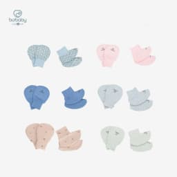 Thumbnail Tổng hợp các set Bao Tay Bao Chân BU Baby sợi tre mềm mướt | Phụ kiện BU Baby chính hãng 1