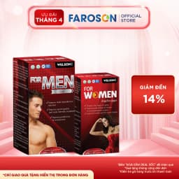 Thumbnail TPBVSK Combo Tăng cường sinh lý Welson For Men 1 hộp 60 viên​ và Nội Tiết Tố Welson For Women 1Hộp 60 Viên​ 1