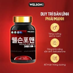 Thumbnail TPBVSK Combo Tăng cường sinh lý Welson For Men 1 hộp 60 viên​ và Nội Tiết Tố Welson For Women 1Hộp 60 Viên​ 4