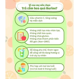 Thumbnail Trà cốm hoa quả Burine bổ sung Vitamin C, tăng đề kháng 3