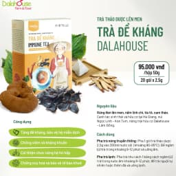 Thumbnail Trà đề kháng Dalahouse hộp 20 gói x 2.5g tăng cường miễn dịch tăng sức đề kháng 3