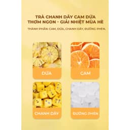 Thumbnail Trà detox chanh dây cam dứa Camifarm giải khát, trắng da, bổ sung vitamin C cho ngày hè nóng bức 3