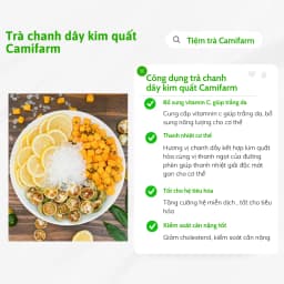Thumbnail Trà detox trái cây chanh dây kim quất trắng da Camifarm 1 gói, thanh nhiệt cơ thể, bổ sung vitamin C 1
