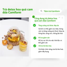 Thumbnail Trà hoa quả cam dứa Camifarm thanh lọc cơ thể, đẹp da, tăng đề kháng 1