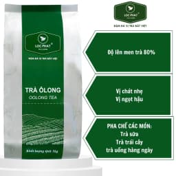 Thumbnail Trà Ô Long Lộc Phát - 1KG - Nguyên Liệu Để Pha Chế Trà Sữa (Đồ uống) (Trà Lộc Phát) 1