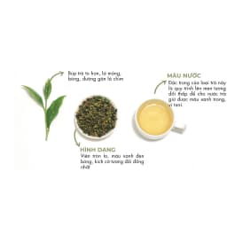 Thumbnail Trà Oolong Kim Tuyên Cầu Đất Dalat Farm - Túi Thiếc 100Gr 2