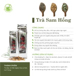 Thumbnail Trà Sam Hồng - Trà Thảo Mộc Giúp Ngủ Ngon - Thanh Lọc Cơ Thể - Giải Độc Gan 2