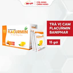 Thumbnail Trà vị cam Flacurmin BANIPHAR Hộp 15 gói mỗi gói 7,5g 1