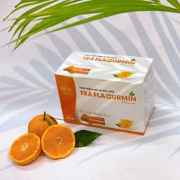 Thumbnail Trà vị cam Flacurmin BANIPHAR Hộp 15 gói mỗi gói 7,5g 2