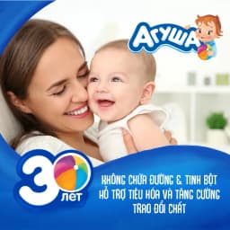 Thumbnail Trái cây nghiền vị táo, đào, chuối và bí ngô Agusha 90g dành cho bé từ 6 tháng trở lên 2