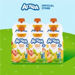 Thumbnail Trái cây nghiền vị táo, lê, chuối, đào, cam Agusha 90g dành cho bé từ 6 tháng trở lên 1
