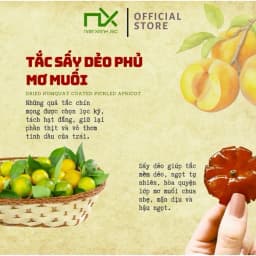Thumbnail Trái Cây Sấy Nam Xanh Tắc Phủ Mơ Muối 70g 1