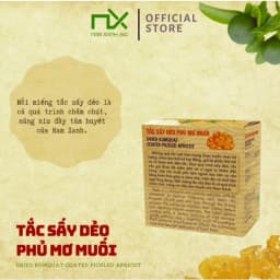 Thumbnail Trái Cây Sấy Nam Xanh Tắc Phủ Mơ Muối 70g 2