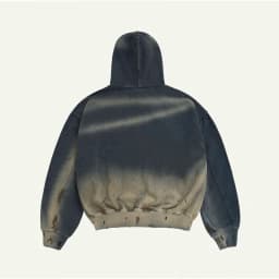 Thumbnail TRASH FULLZIP HOODIE BLUE / Áo hoodie vải jeans / GAMBLE WORLDWIDE 1
