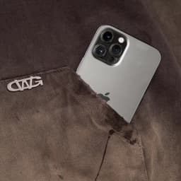 Thumbnail TRASH FULLZIP HOODIE BROWN / Áo hoodie vải jeans / GAMBLE WORLDWIDE 4