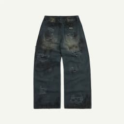 Thumbnail TRASH JEANS BLUE / Quần jeans cạp trễ / GAMBLE WORLDWIDE 1