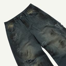 Thumbnail TRASH JEANS BLUE / Quần jeans cạp trễ / GAMBLE WORLDWIDE 2