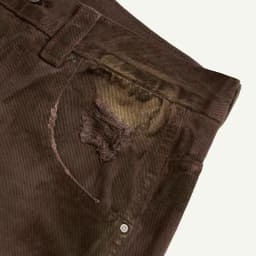 Thumbnail TRASH JEANS BROWN / Quần jeans cạp trễ / GAMBLE WORLDWIDE 4