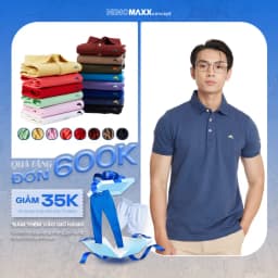 Thumbnail Travel Fit Polo - Áo Polo nam cotton spandex co giãn 4 chiều form travel fit 14 màu NINOMAXX 2201003 1