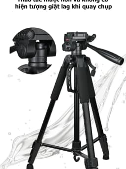 Thumbnail Tripod Điện Thoại 1.8m Kiêm Chân Máy Ảnh 360 Độ Chắc Chắn, Điều Chỉnh Cao Thấp, Dùng Để Chụp Ảnh Quay Phim - HOLOCOM 3
