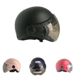 Thumbnail TRỢ GIÁ - Mũ bảo hiểm nửa đầu kính chống lóa cao cấp - Asia MT105K - Vòng đầu 57-59cm - Bảo hành 12 tháng 1