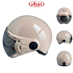 Thumbnail TRỢ GIÁ - Mũ bảo hiểm nửa đầu kính chống lóa cao cấp - Asia MT105K - Vòng đầu 57-59cm - Bảo hành 12 tháng 2