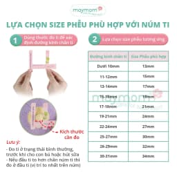 Thumbnail Trợ Phễu Maymom Size 13-15-17-19-21mm, Đệm Giảm Hạ Size Phễu Hút Sữa, Cup Vắt Sữa, Chất Liệu Silicone Êm Ái và An Toàn 2