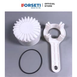 Thumbnail Trọn bộ gông tháo, nắp cốc và gioăng cao su cho máy lọc nước Karofi S-S038, O-P1310, KAQ-U95, KAQ-P95,... 4