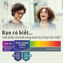 Thumbnail Tròng kính chống ánh sáng xanh Essilor Crizal Prevencia - Pháp cho mắt kính cận loạn 2