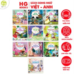 Thumbnail Truyện Tranh Cổ tích Song Ngữ Thiếu Nhi Nổi Tiếng tặng kèm file nghe audio Lẻ Cuốn 1