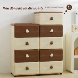 Thumbnail Tủ bảo quản Tủ kéo Tủ đựng đồ phòng ngủ nhà bếp phòng tắm tủ quần áo trẻ em hoạt hình 3