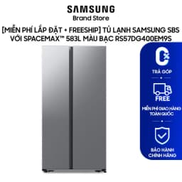 Thumbnail Tủ Lạnh Samsung SBS với SpaceMax™ 583L Màu Bạc RS57DG400EM9SV 1