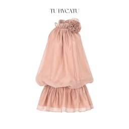 Thumbnail TUBYCATU | Áo Lily (Không kèm quần) chất liệu vải organza đính hoa màu Nude / Beige/ White/ Black 2