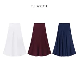 Thumbnail TUBYCATU | Chân váy Satin Midi Skirt nhiều màu 1