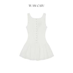 Thumbnail TUBYCATU | Đầm sát nách Sandra White Dress 1