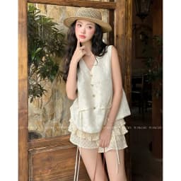 Thumbnail TUBYCATU | Donna Ruffle Lace Skirt nhiều màu 2