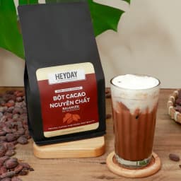 Thumbnail Túi 500g Bột cacao nguyên chất Việt Nam 100% không đường Heyday - Dòng Balanced phổ thông 2