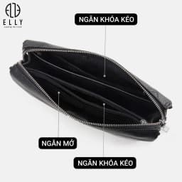 Thumbnail Túi clutch nam da thật  ELLY HOMME – ECM11 4