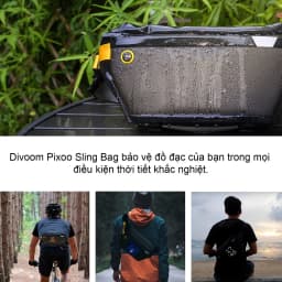 Thumbnail Túi đeo chéo nam nữ Divoom Pixoo Slingbag, màn hình Led pixel art, tích hợp app Divoom, nhập và hiển thị tin nhắn 3