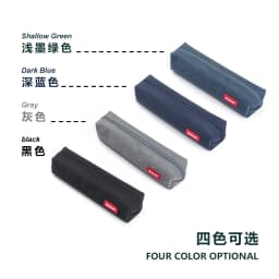 Thumbnail Túi đựng bút SEAMIART mini màu sắc đơn giản có khóa kéo tiện dụng cho văn phòng/trường học 3