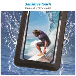 Thumbnail Túi đựng điện thoại FONKEN chống thấm nước kèm móc đôi và dây đeo thích hợp cho Max 7.5 inch 4