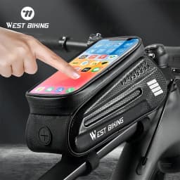 Thumbnail Túi đựng đồ treo sườn xe đạp thể thao WEST BIKING chạm màn hình cảm ứng cho điện thoại 7.0inch 2