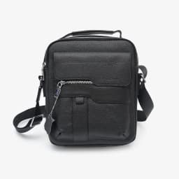 Thumbnail Túi đeo chéo da bò nam FTT Leather phối nắp gập thời trang nhiều ngăn tiện lợi đựng được ipad mini 2