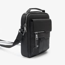 Thumbnail Túi đeo chéo da bò nam FTT Leather phối nắp gập thời trang nhiều ngăn tiện lợi đựng được ipad mini 4