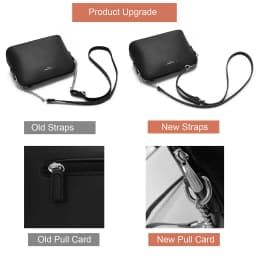 Thumbnail Túi đeo chéo DAVID JONES từ da pu phối dây xích thời trang mùa xuân dành cho nữ 4