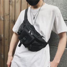 Thumbnail Túi đeo chéo đeo ngực đa năng thời trang cao cấp phong cách Unisex CHENNY DH04 1